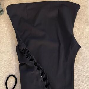 BBX Black Strapless Soft Corset Top